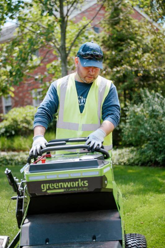 Greenwise Organic Lawn Care fleet